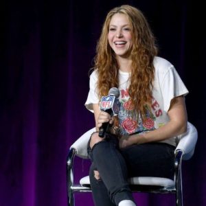 Shakira At Pepsi Super Bowl LIV Halftime Show Press Conference