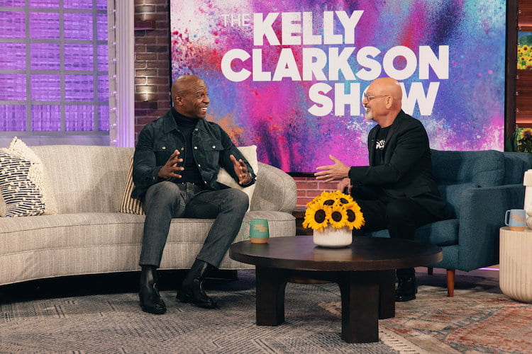Terry Crews and Howie Mandel on 'The Kelly Clarkson Show'
