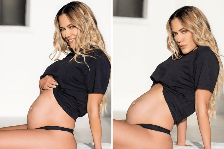Peta Murgatroyd in maternity photos by PEOPLE Magazine
