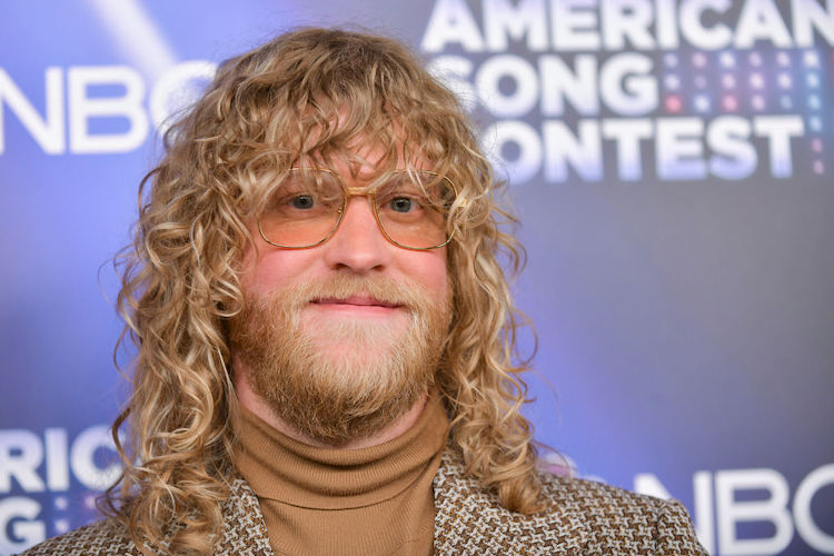 Allen Stone on the 'American Song Contest' red carpet