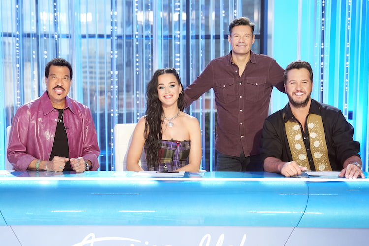 Lionel Richie, Katy Perry, Luke Bryan, and Ryan Seacrest on 'American Idol'