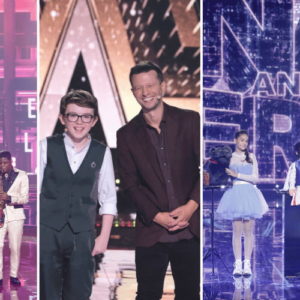 Babyface and Avery Dixon, Aidan McCann and Mat Franco, and Ana Maria Margean and Terry Fator, all in the 'AGT All-Stars' finale