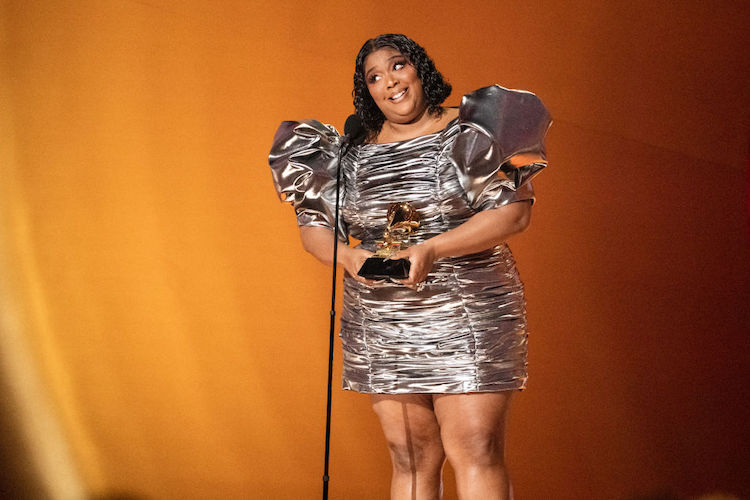Lizzo at the 65th Grammy Awards Show