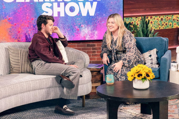 Niall Horan and Kelly Clarkson on 'The Kelly Clarkson Show'
