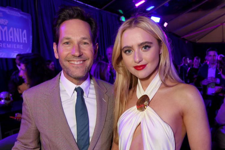 Paul Rudd and Kathryn Newton at Ant-Man And The Wasp Quantumania World Premiere