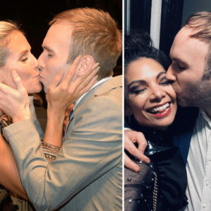 Taylor Williamson and Heidi Klum kissing at 'America's Got Talent', Taylor Williamson and Ginger Gonzaga