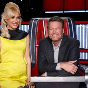 Gwen Stefani and Blake Shelton on 'The Voice'