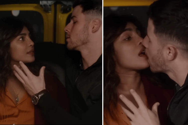 Nick Jonas and Priyanka Chopra in "Love Again"