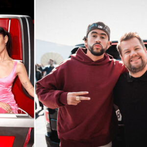 Ariana Grande on 'The Voice', Bad Bunny and James Corden on 'The Late Late Show With James Corden'
