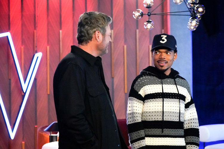 Blake Shelton and Chance The Rapper on 'The Voice'