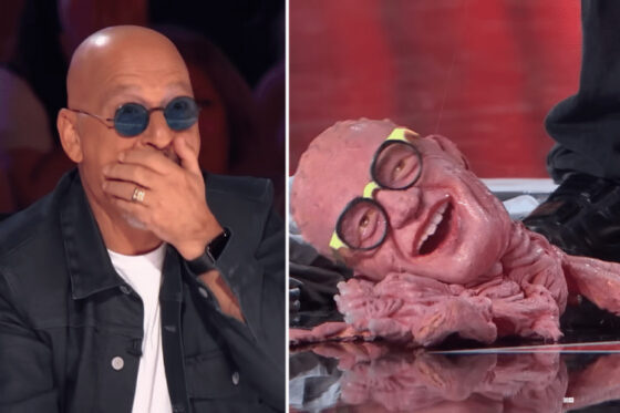 Howie Mandel and Mr. Cuddles on 'Canada's Got Talent'