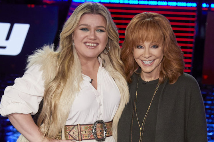 Kelly Clarkson and Reba McEntire on 'The Voice'