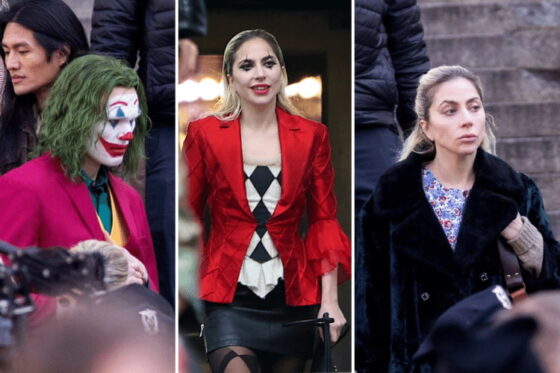 Lady Gaga on set of 'Joker' 
