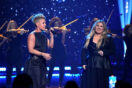 Kelly Clarkson Performs with Pink at the iHeartRadio Music Awards