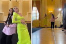 ‘AGT’ Singer Sara James Receives High-Heel Walking Lesson from Heidi Klum