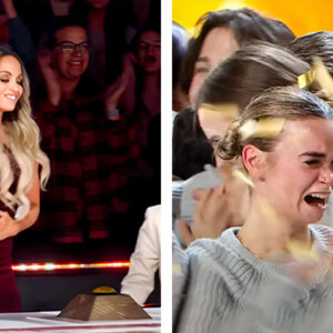 Trish Stratus hits the 'Canada's Got Talent' Golden Buzzer