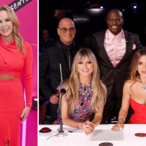 Amanda Holden at Super Drug presents Launch Party, Heidi Klum, Howie Mandel, Terry Crews, Sofia Vergara, and Simon Cowell on 'America's Got Talent'