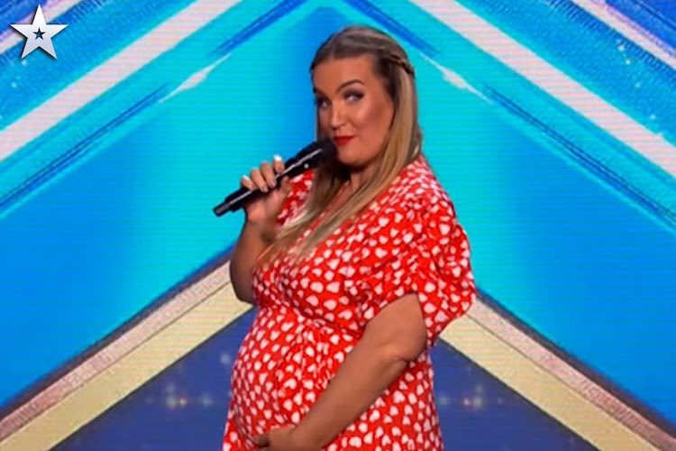 Pregnant Amy Lou on Britain's Got Talent
