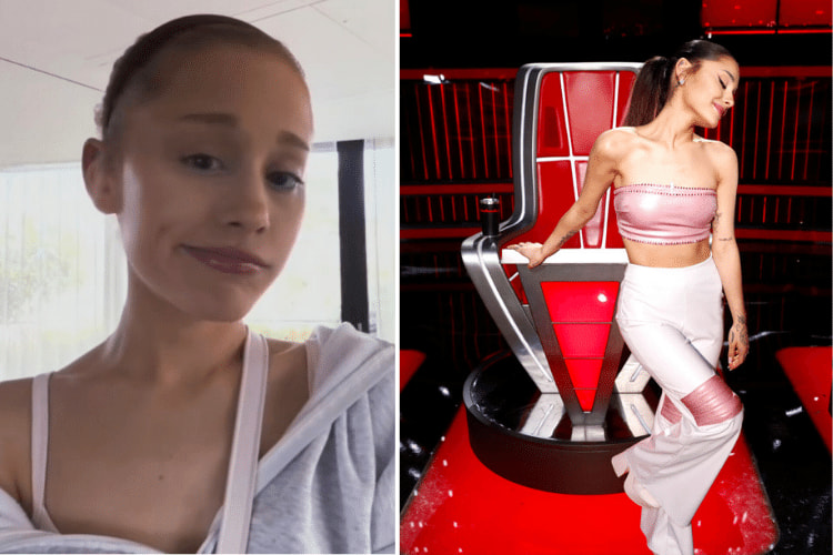 Ariana Grande via TikTok, Ariana Grande on 'The Voice' season 21