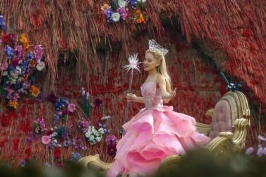 Ariana Grande Teases Fans With First Look at Her Glinda The Good Witch Costume in ‘Wicked’