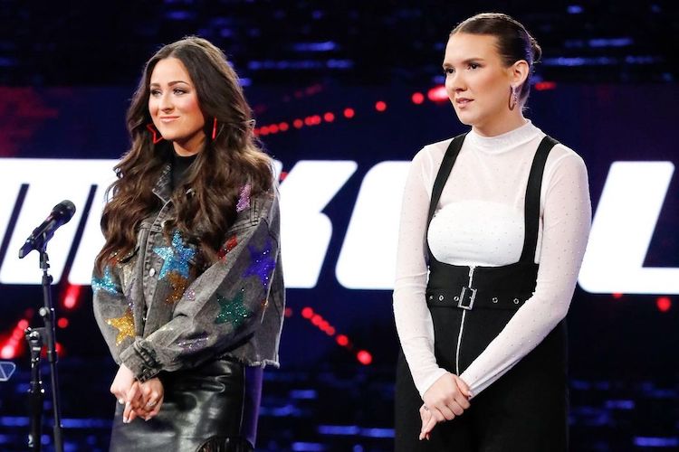 Holly Brand and Rachel Christine on 'The Voice' knockout rounds
