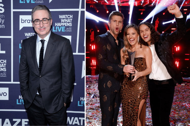 John Oliver on Watch What Happens Live With Andy Cohen, Girl Named Tom wins The Voice on NBC