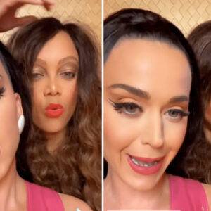 Katy Perry and Tyra Banks via TikTok