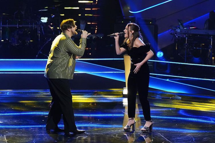 Rachel Christine and JB Somers Battle on 'The Voice'