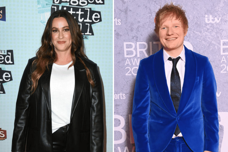 Alanis Morisette at the LA Premiere of "Jagged Little Pill", Ed Sheeran at the 2022 BRIT Awards