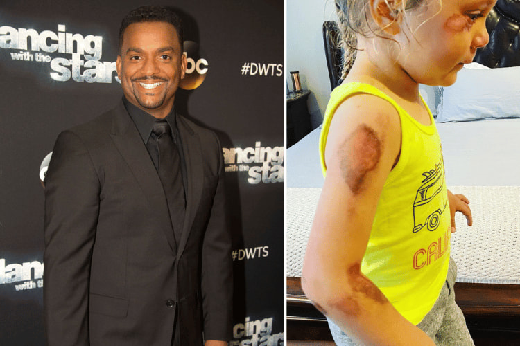 Alfonso Ribeiro on the 'DWTS' red carpet, Alfonso Ribero's daughter