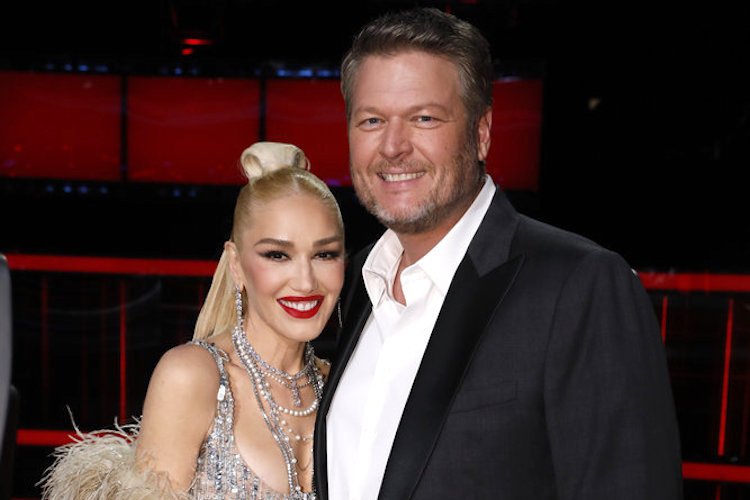 Blake Shelton and Gwen Stefani on The Voice season 22 