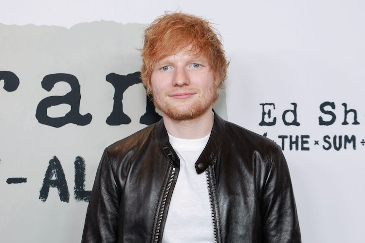 Ed Sheeran at the premiere of "Ed Sheeran: The Sum of It All"