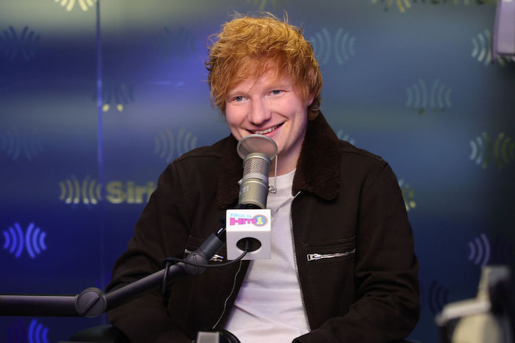 Ed Sheeran at Sirius XM