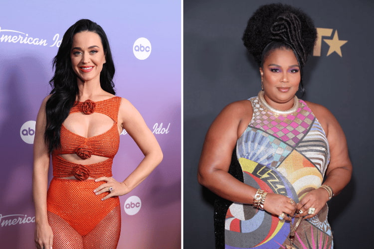 Katy Perry on the 'American Idol' Finale red carpet, Lizzo at the 51st NAACP Awards