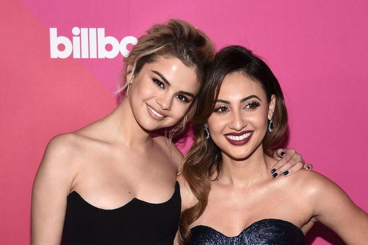 Selena Gomez and Francia Raisa at Billboard Women In Music 2017
