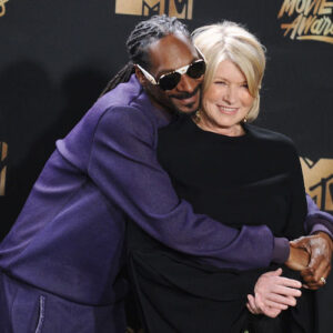 Snoop Dogg and Martha Stewart at the 2017 MTV Movie and TV awards