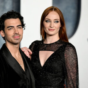 Sophie Turner and Joe Jonas at the Vanity Fair Oscar Party