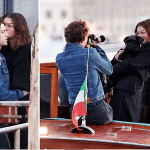 Tom Holland and Zendaya in Venice