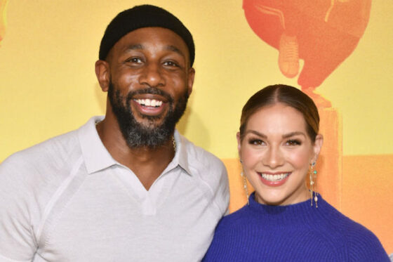 Allison Holker and Stephen Twitch Boss at The Rise of Gru Premiere