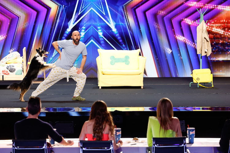 Adrian Stoica and Hurricane on 'America's Got Talent' 