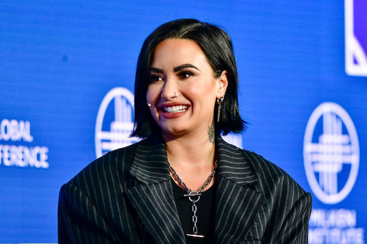 Demi Lovato at 2023 Milken Institute Global Conference