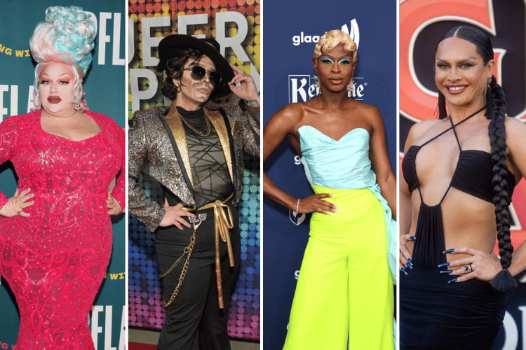 Symone at the 33rd annual GLAAD Awards, Sasha Colby at Dungeons And Dragons: Honor Among Thieves, Landon Cider at WeHo Drag Prom, PFLAG 50th Anniversary Gala at The New York Marriott Marquis