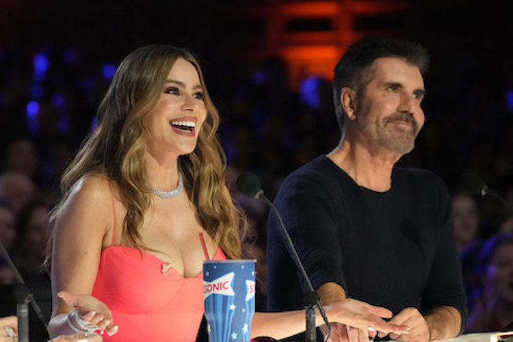 Sofia Vergara and Simon Cowell on 'America's Got Talent'