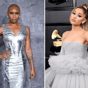 Cynthia Ervio at the premiere of "Luther", Ariana Grande at the Grammy Awards