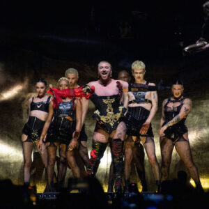 Sam Smith performs in London, United Kingdom