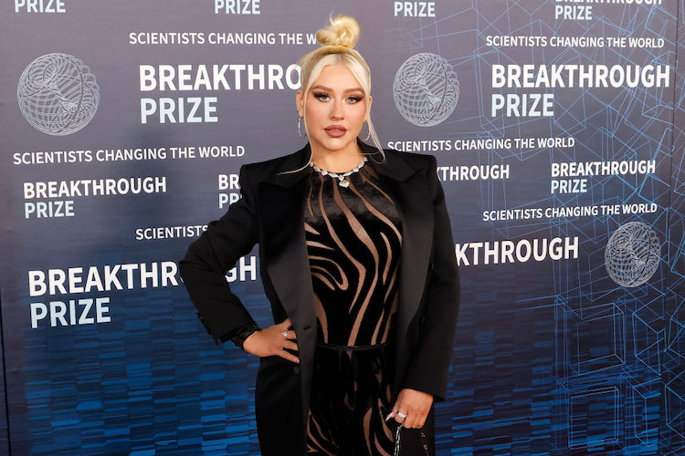 Christina Aguilera at the 9th Annual Breakthrough Prize Ceremony