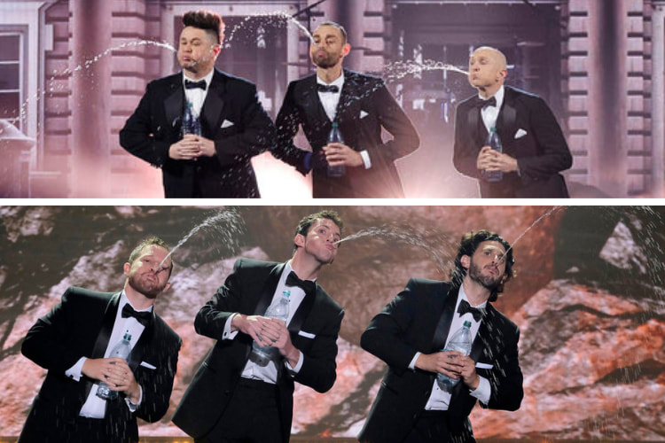 Human Fountains on 'America's Got Talent', Human Fountains on 'America's Got Talent: All Stars'