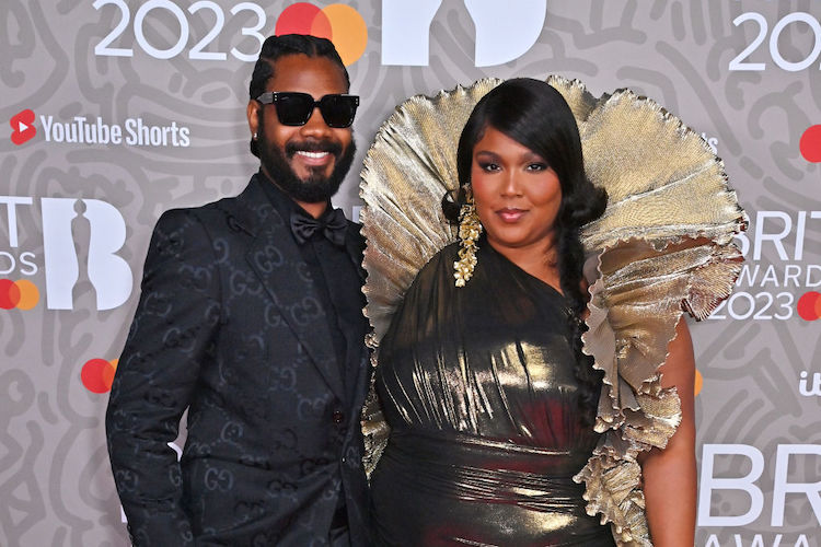 Lizzo and Myke Wright at The BRIT Awards 2023