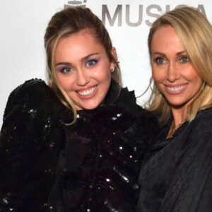 Miley Cyrus and Tish Cyrus at MusiCares Person Of The Year Honoring Dolly Parton