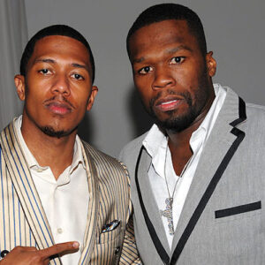 Nick Cannon and 50 Cent at VEVO Launches Premiere Destination for Premium Music Video